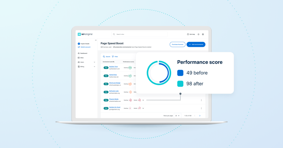 WP Engine Speed Optimization