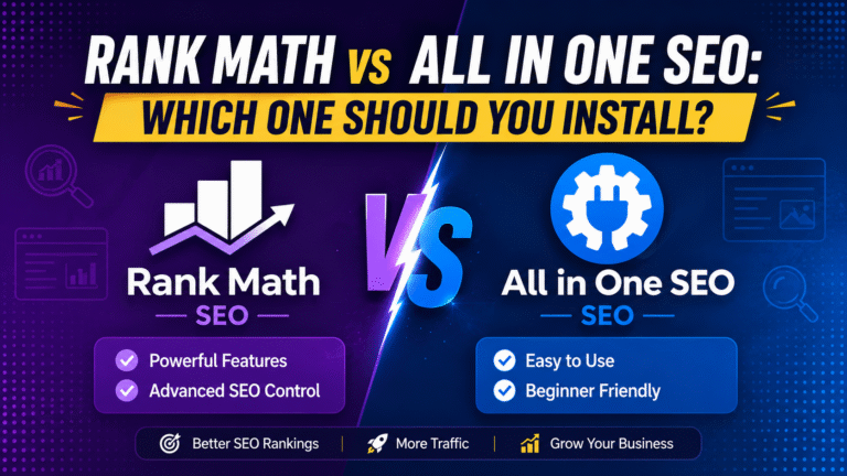 Rank Math vs All in One SEO (2026) Which One Should You Install